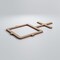 Ekena Millwork Extra Small Carlisle Decorative Fretwork Wood Wall Panels, Hickory, 12 7/8"W x 7 3/8"H x 3/8"T WALW08X08X0375CARHI - alternate 3